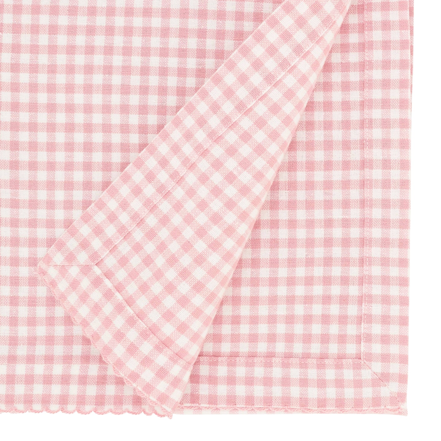 Traditional Gingham Table Runner: Pink / 16"x72"