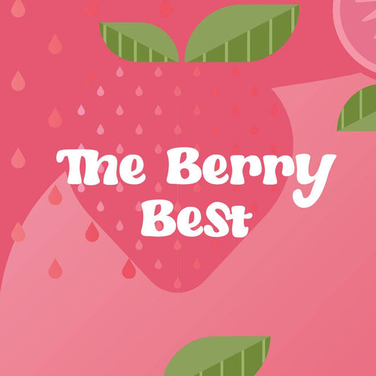 Strawberry Fields Strawberry Cotton Candy Drink Glitter Bomb