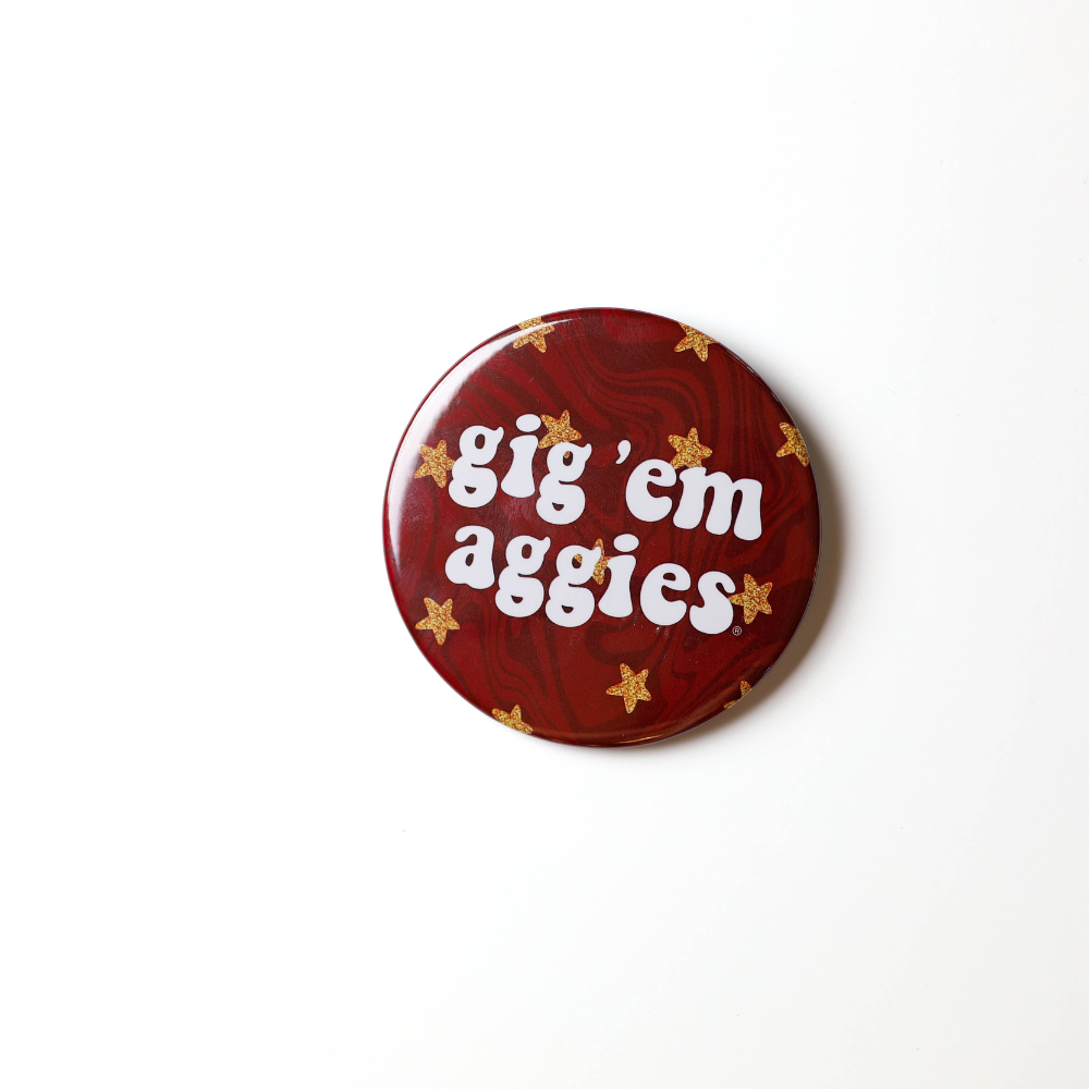 TX A&M Tailgate Btns - "Glitter Letters & Swirl Background": THESE BOOTS WERE MADE FOR