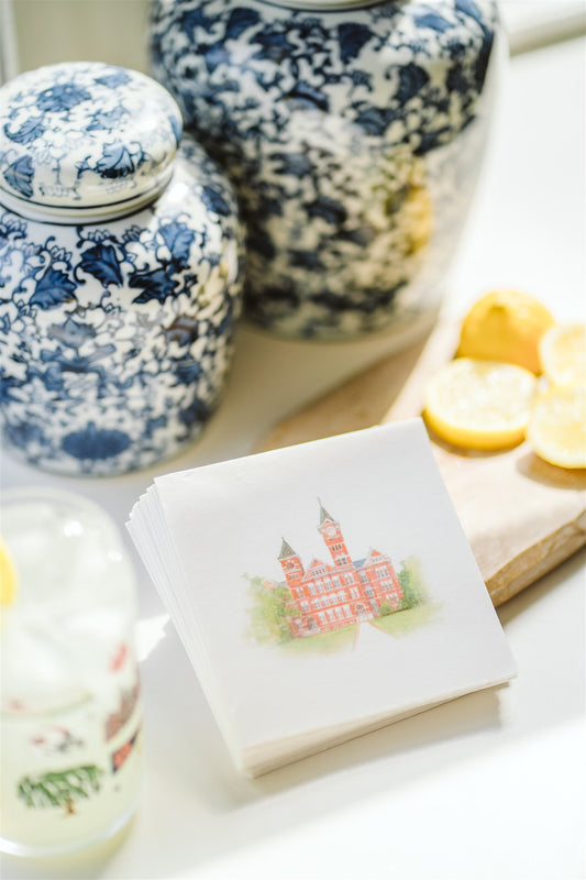 Auburn Samford Hall Watercolor Napkin Pack