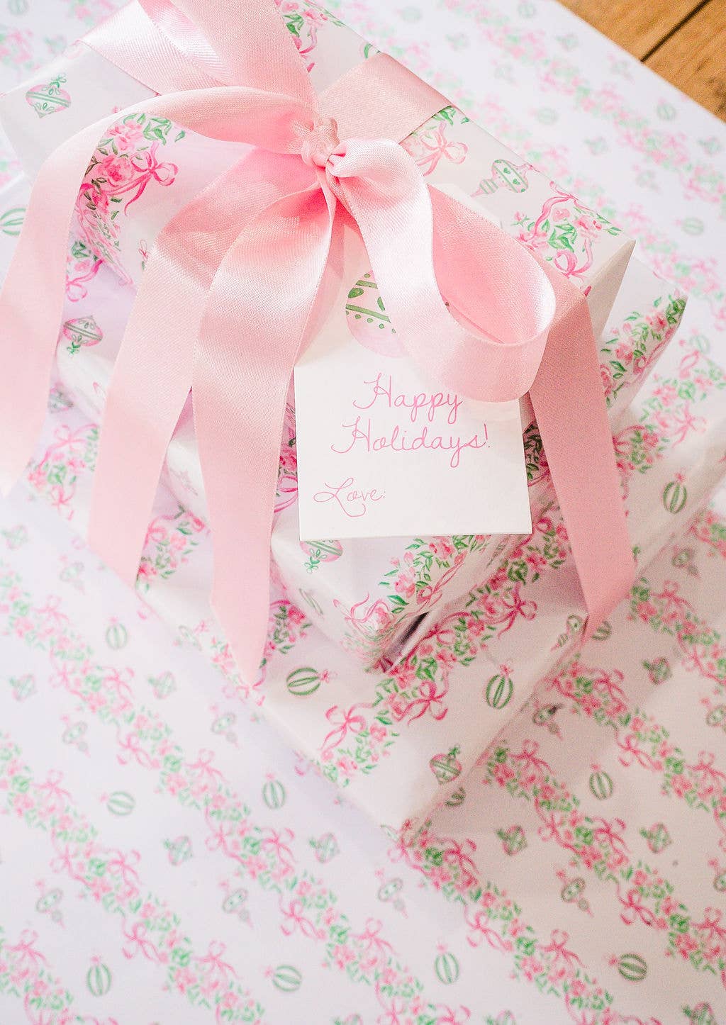 A Pink Christmas Gift Tags