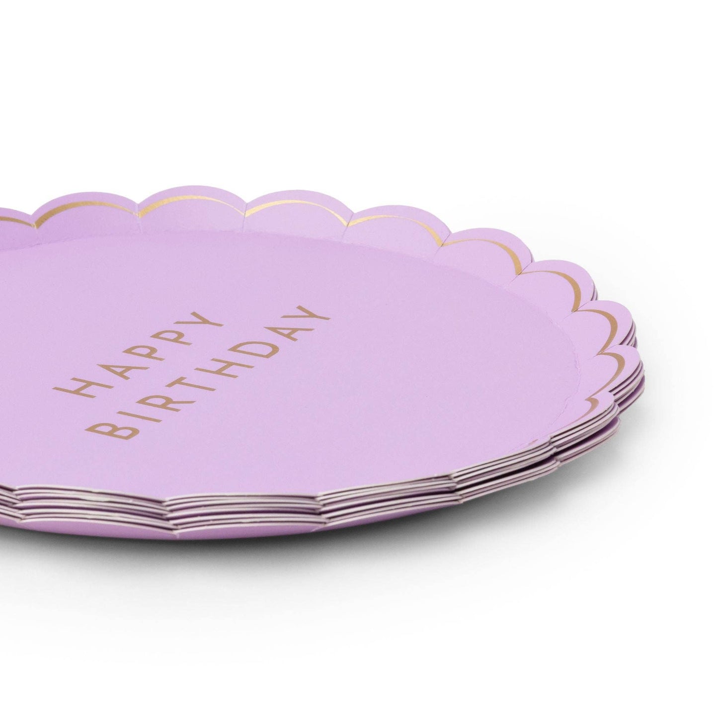 Le Lilac Signature Happy Birthday Small Plates (Set of 8)