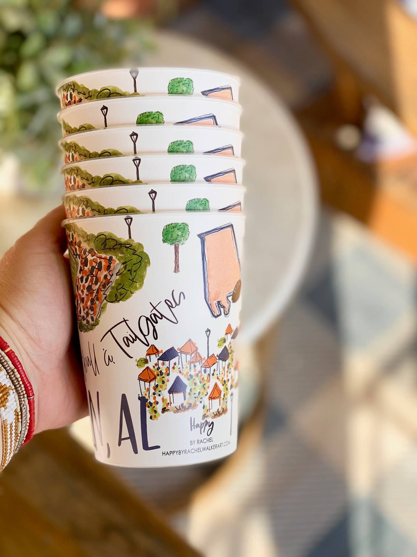 Auburn. AL Reusable Party Cups Tailgating/parties/gifts: Unwrapped