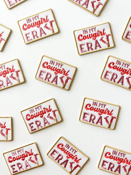 In My Cowgirl Era Patch Embroidered Iron-On Patch