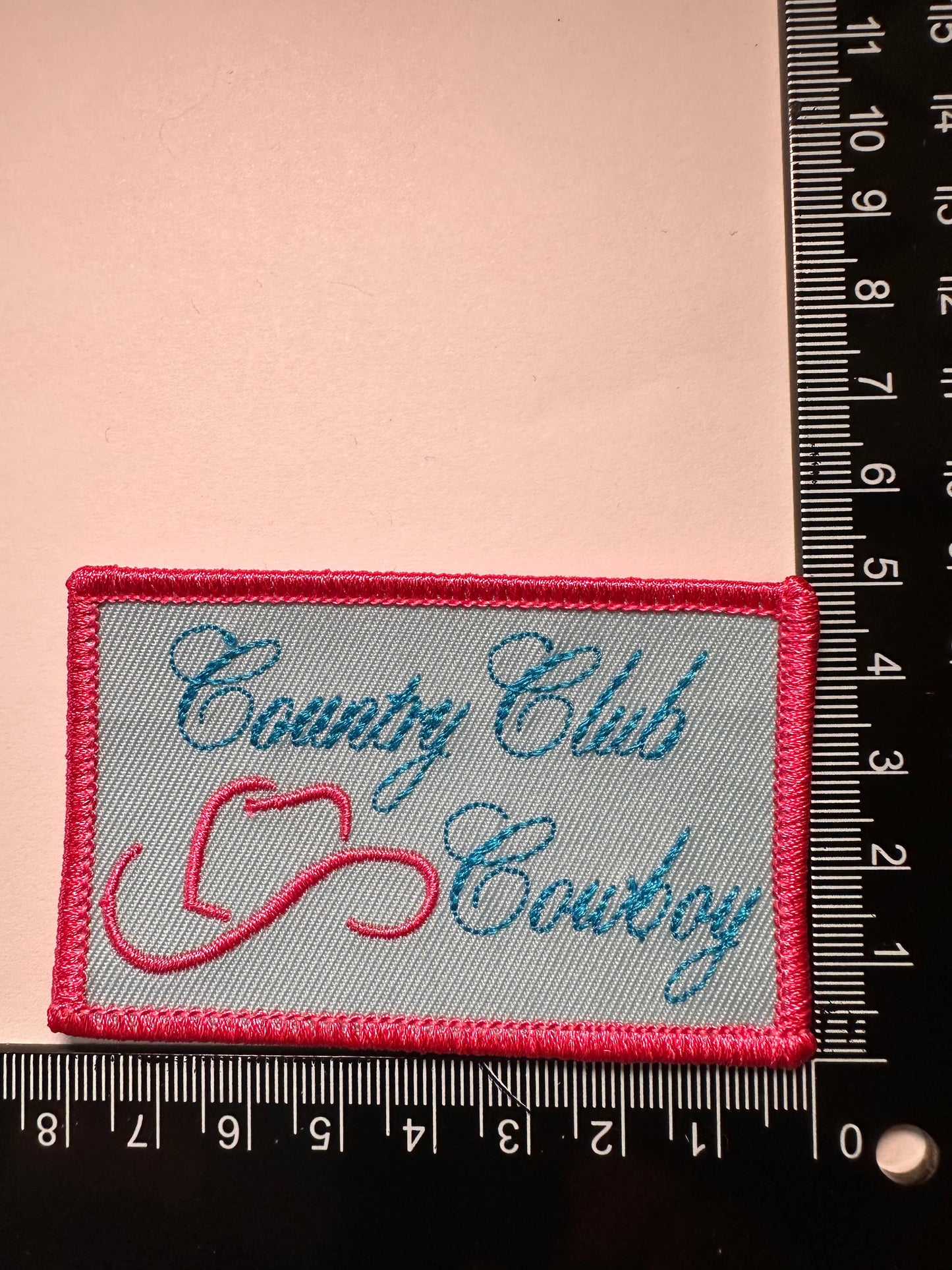 Country Club Cowboy Elegant Patch