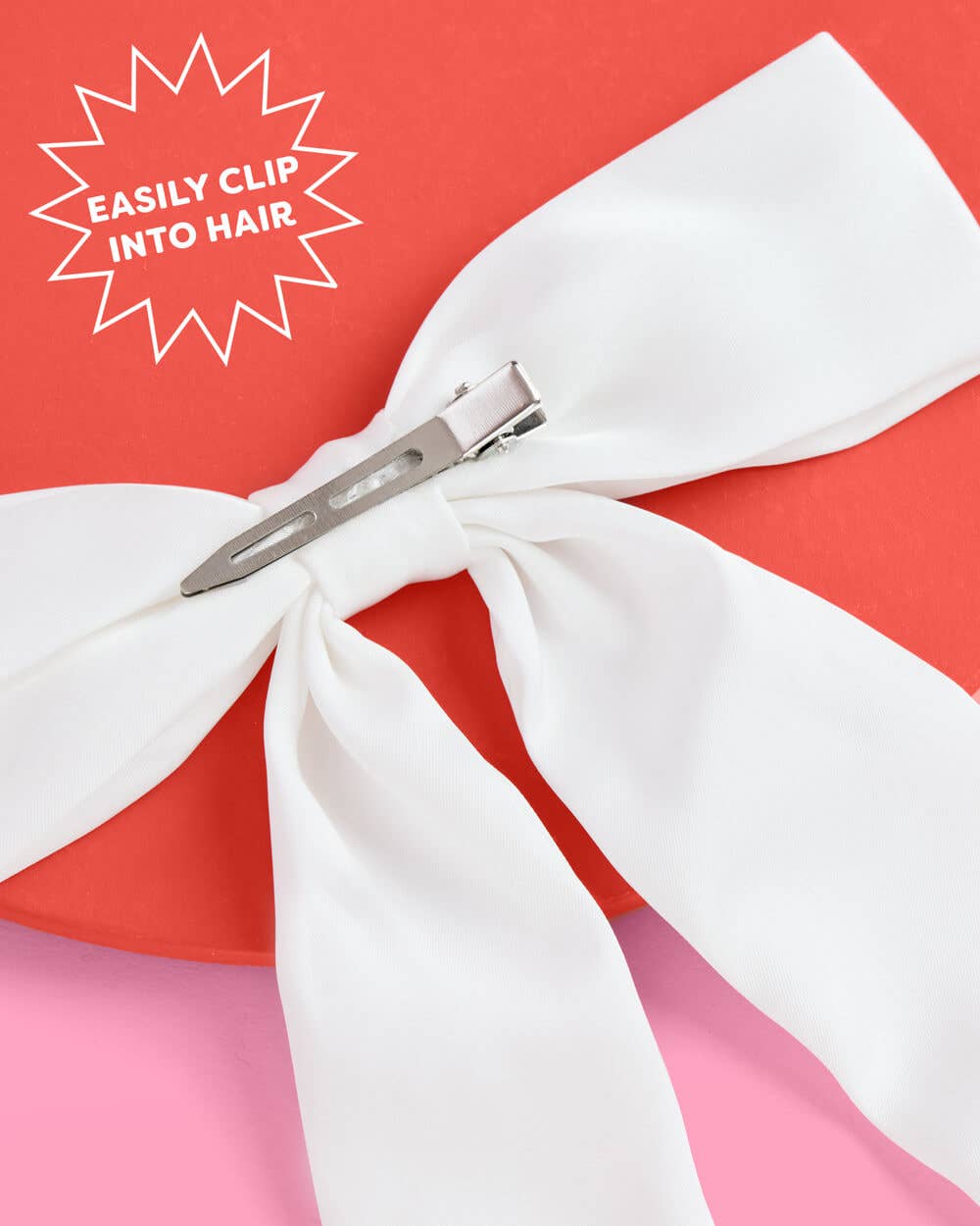 Bride To Be Embroidered Hair Bow | white, blue bridal