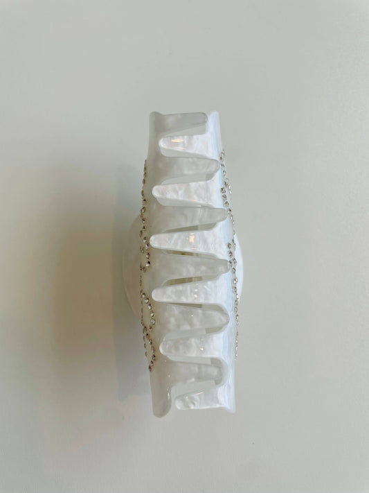 Rhinestone Bride Hair Claw Clip