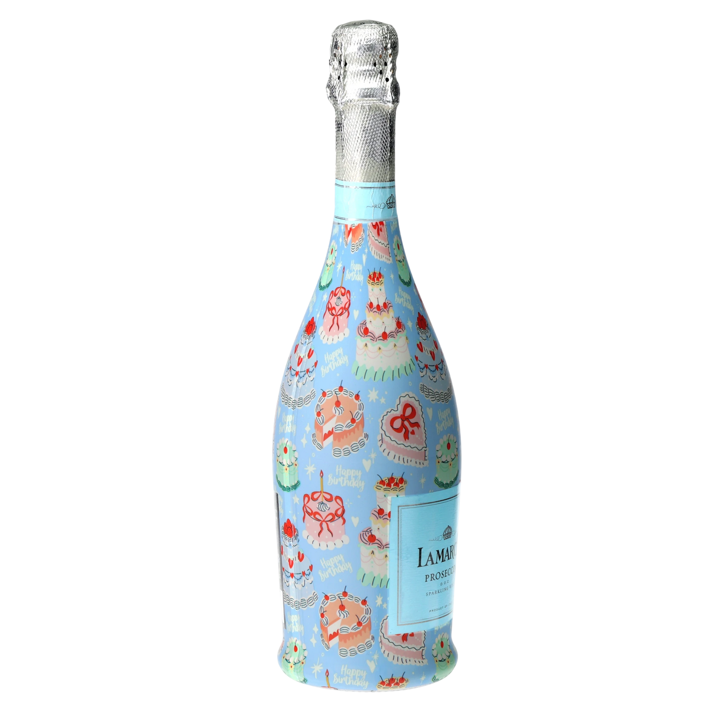 Birthday Patisserie Prosecco Bottle Wrap