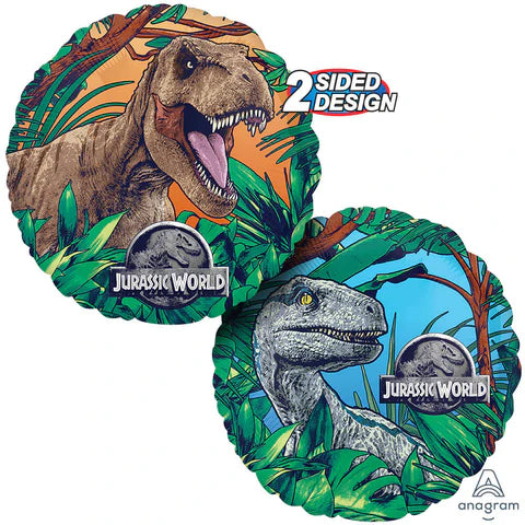 17 Inch Jurassic World Round Foil Balloon