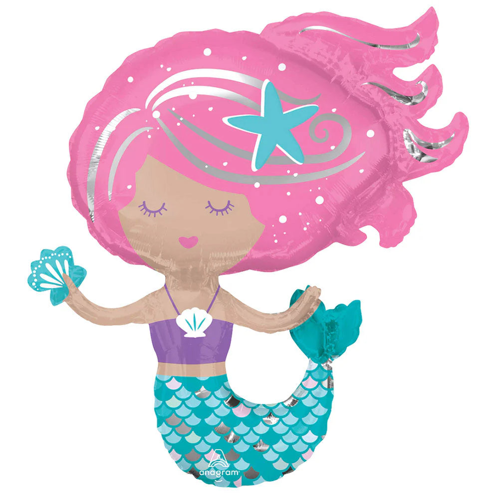 Mermaid 30 inch Foil Balloon
