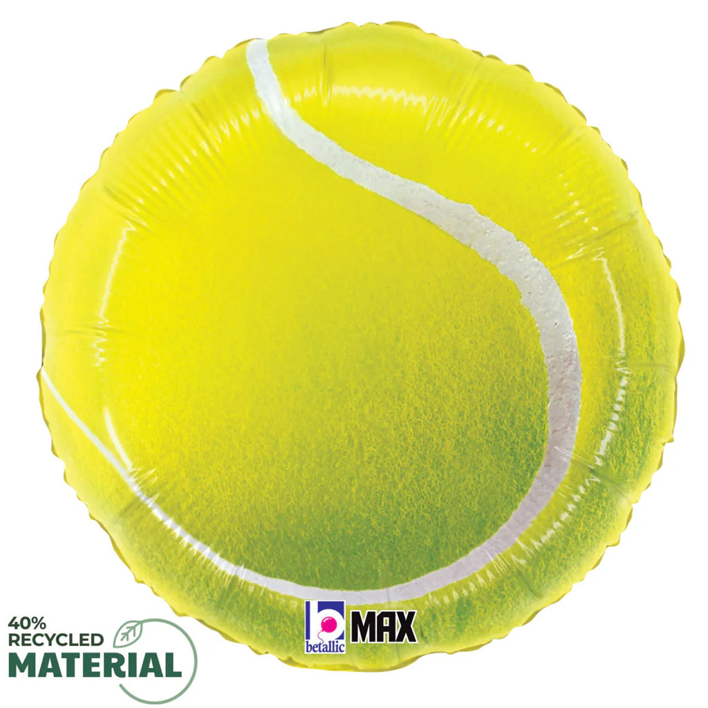 18 Inch Tennis Ball Foil Balloon