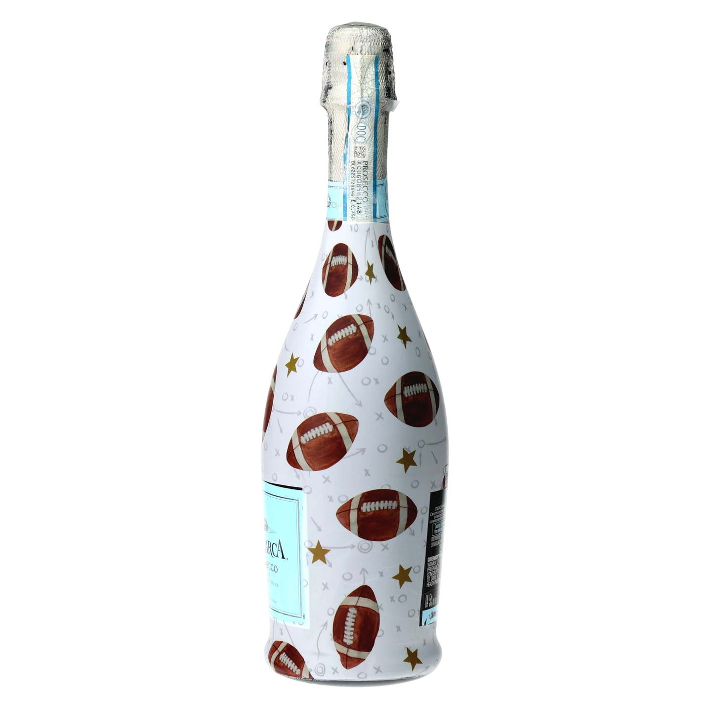 Football Prosecco Bottle Wrap