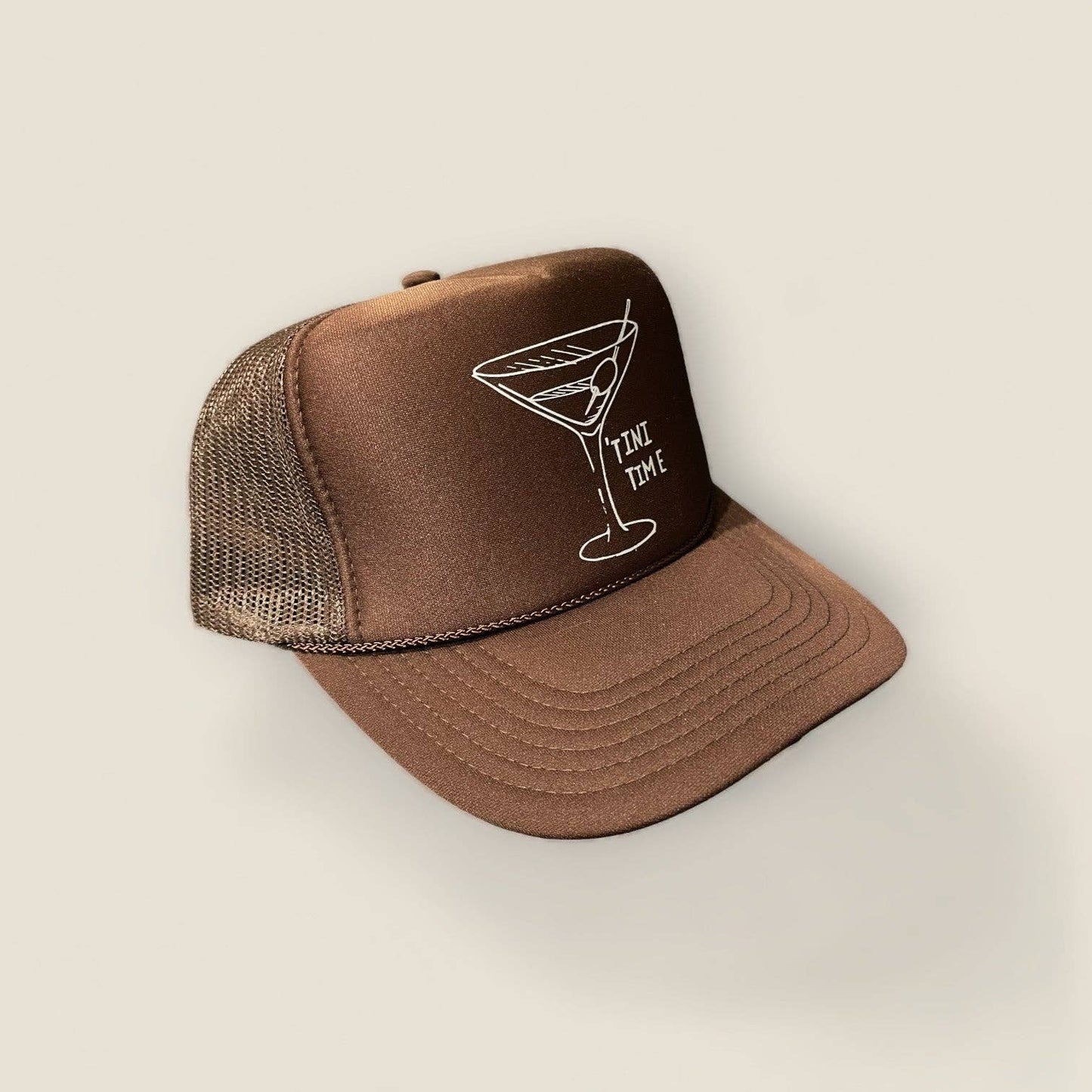 Tini Time Trucker Hat | Brown