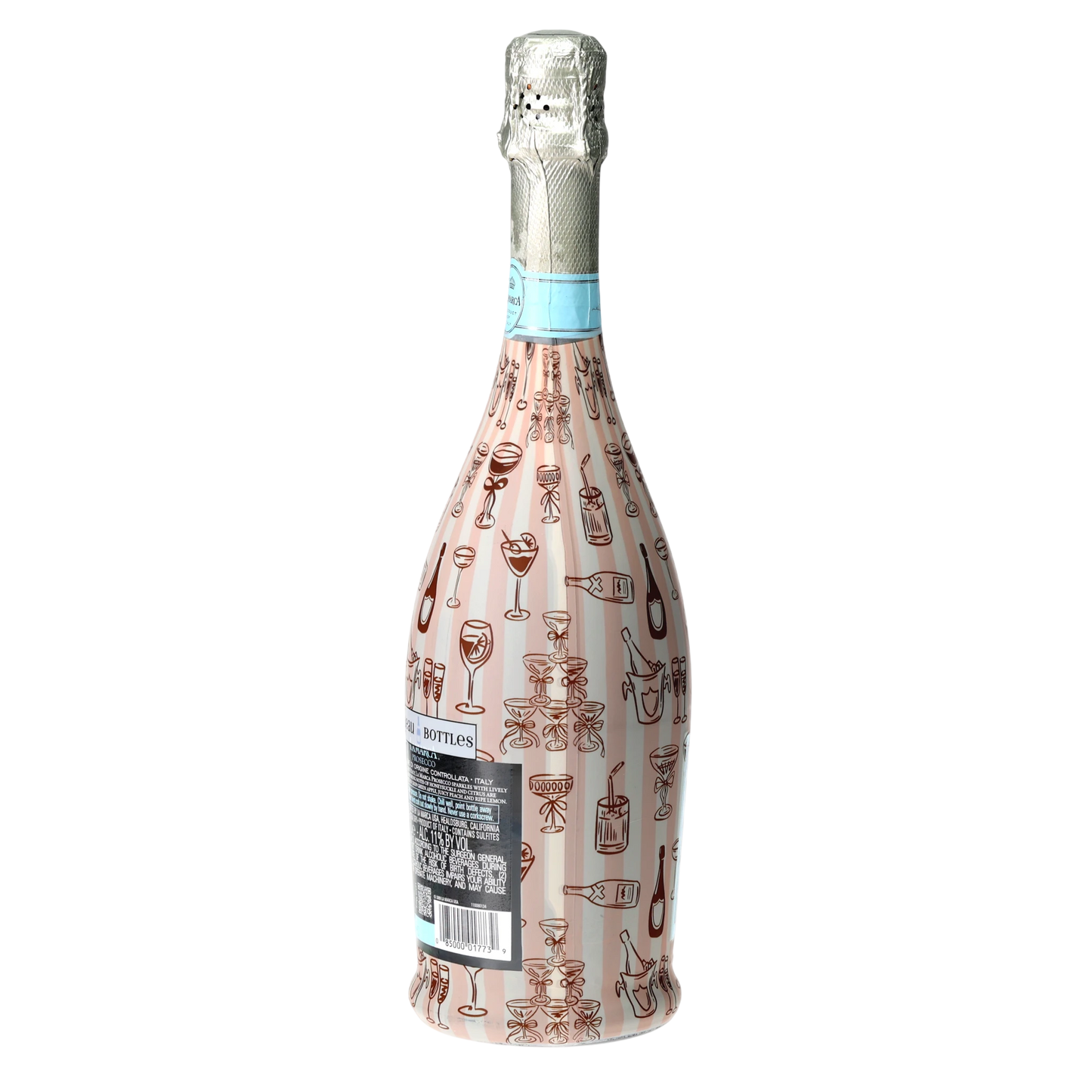 Toast & Bubbles Prosecco Bottle Wrap