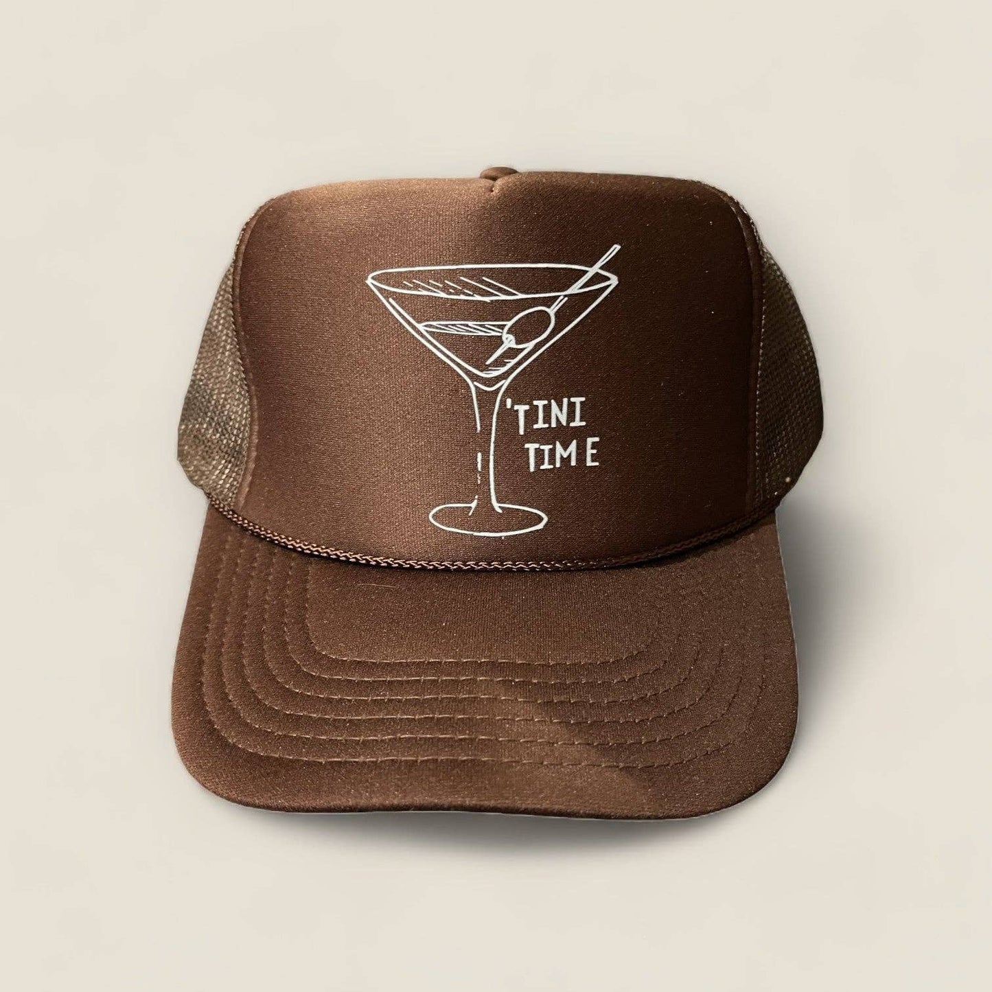 Tini Time Trucker Hat | Brown