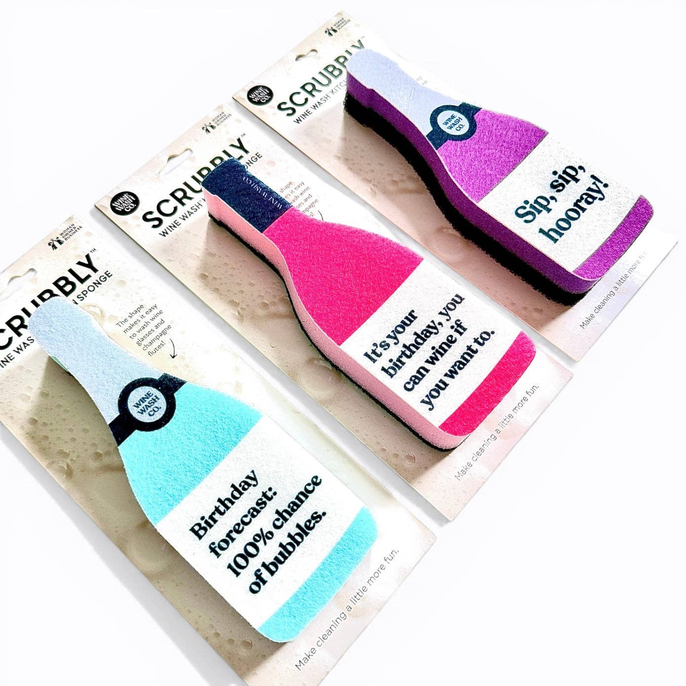 Scrubbly™ Sponge - Birthday Pink