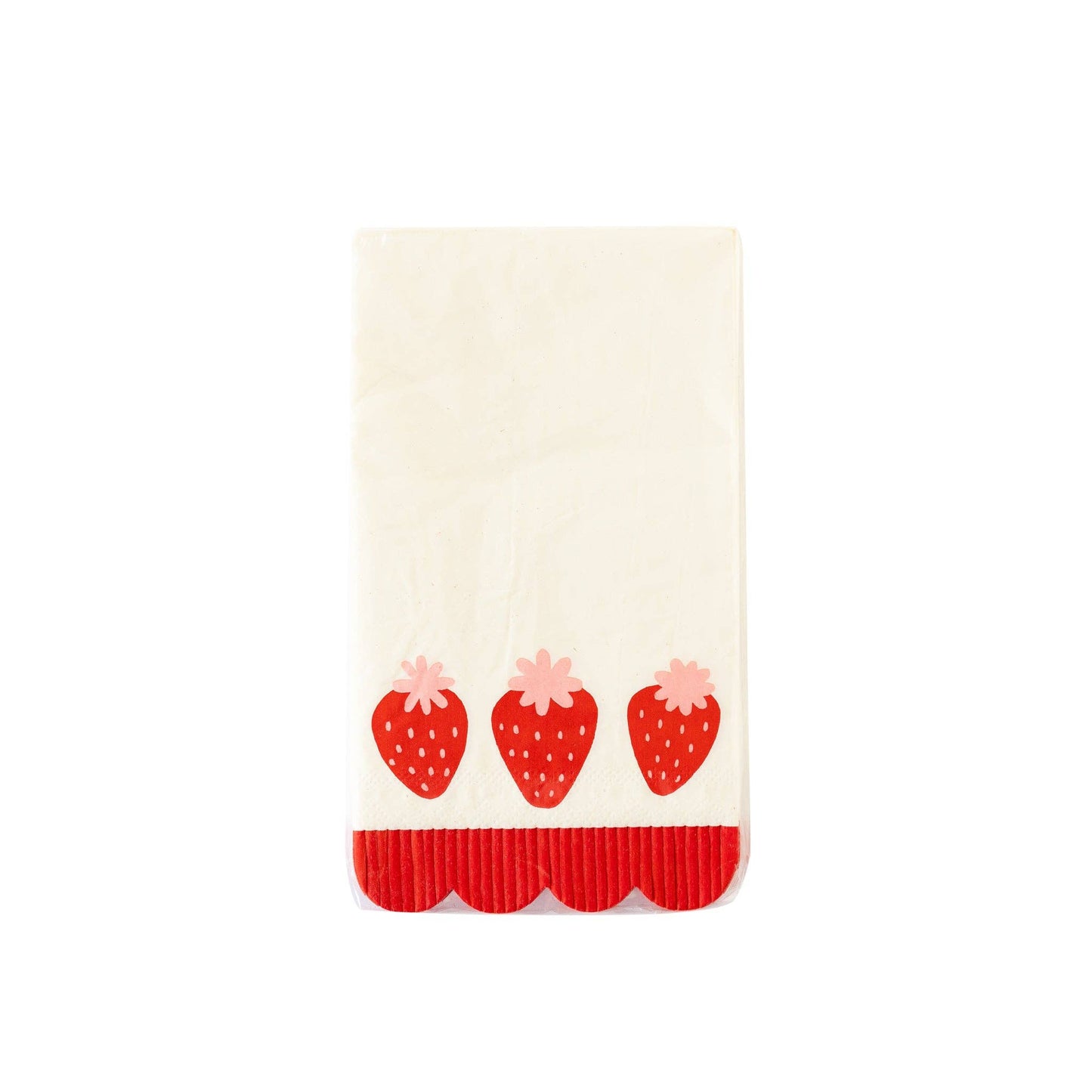 PLNP108 - Berry Fringe Scallop Guest Towel