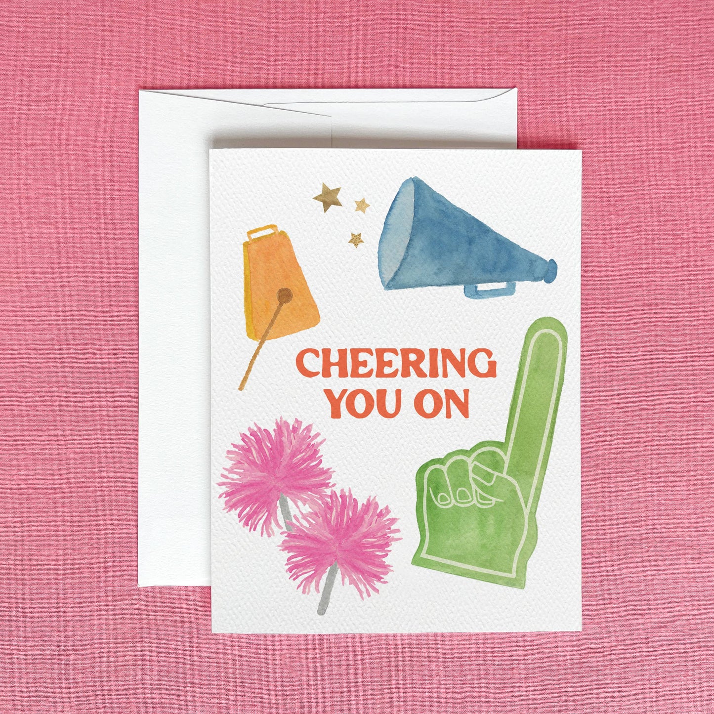 Congrats Greeting Card | Cheering for You Greeting Card