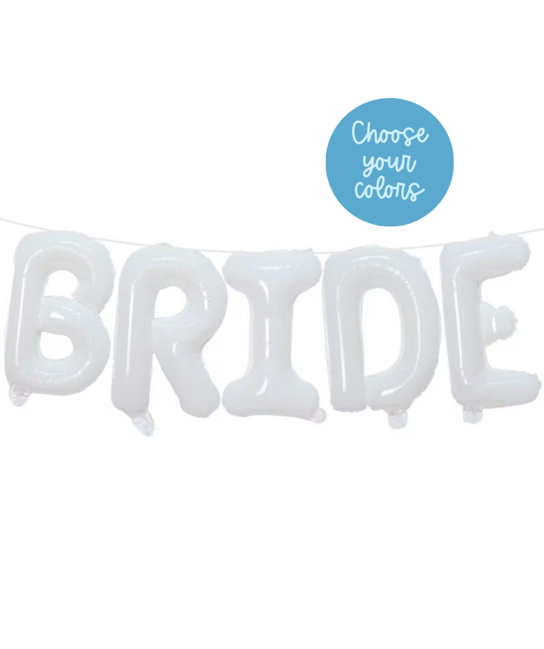 Grab N Go 40inch BRIDE Balloons