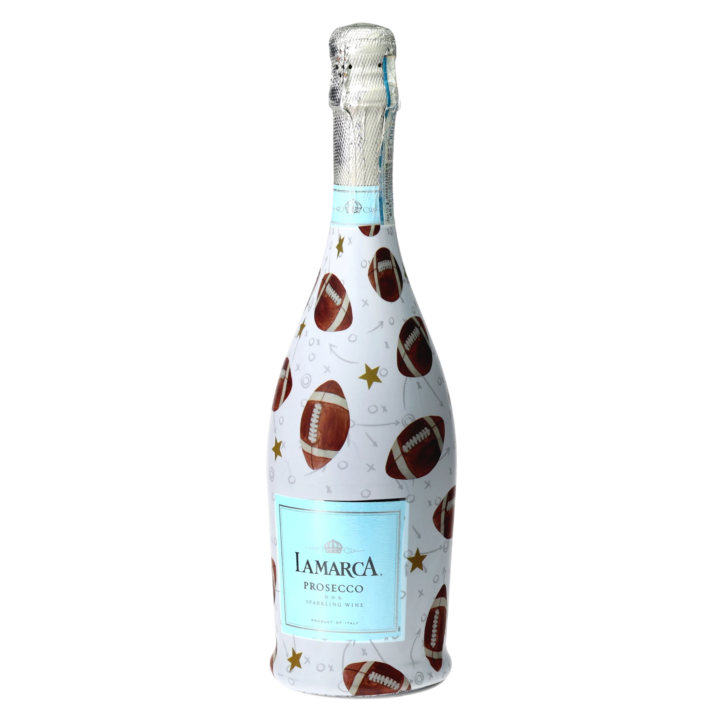 Football Prosecco Bottle Wrap