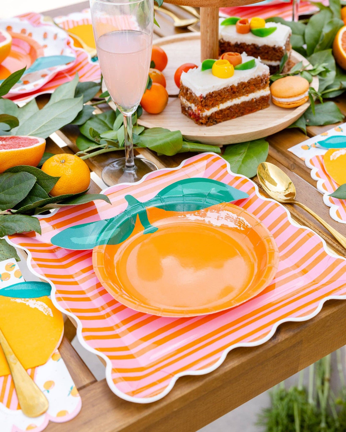 ORA1140 - Orange Shaped Plate