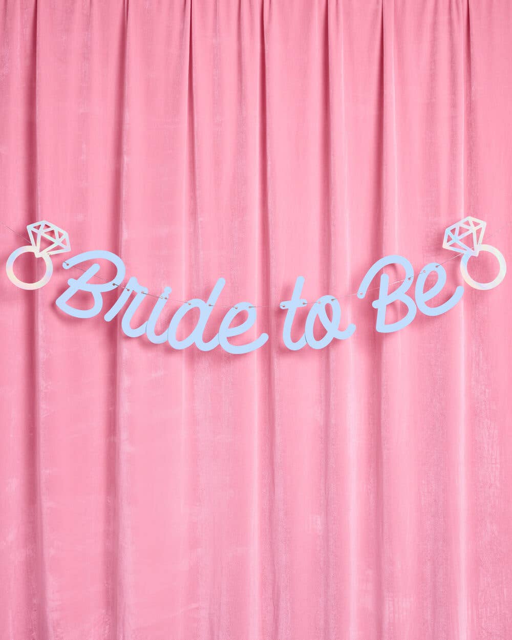 Bride to Be Banner | Blue Bridal Bachelorette Decor
