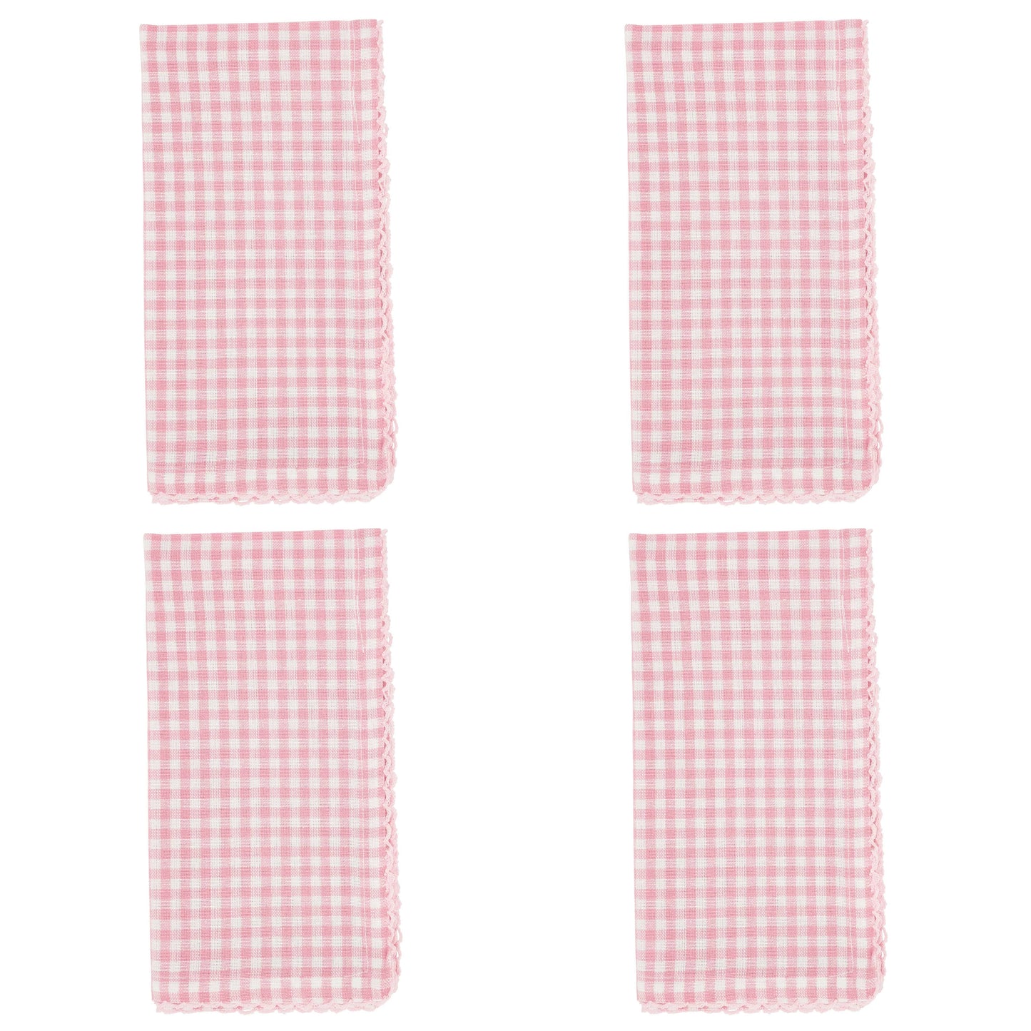 Gingham Napkin: Yellow / 18"