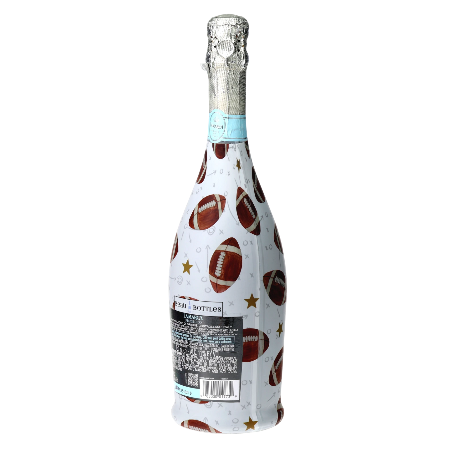 Football Prosecco Bottle Wrap
