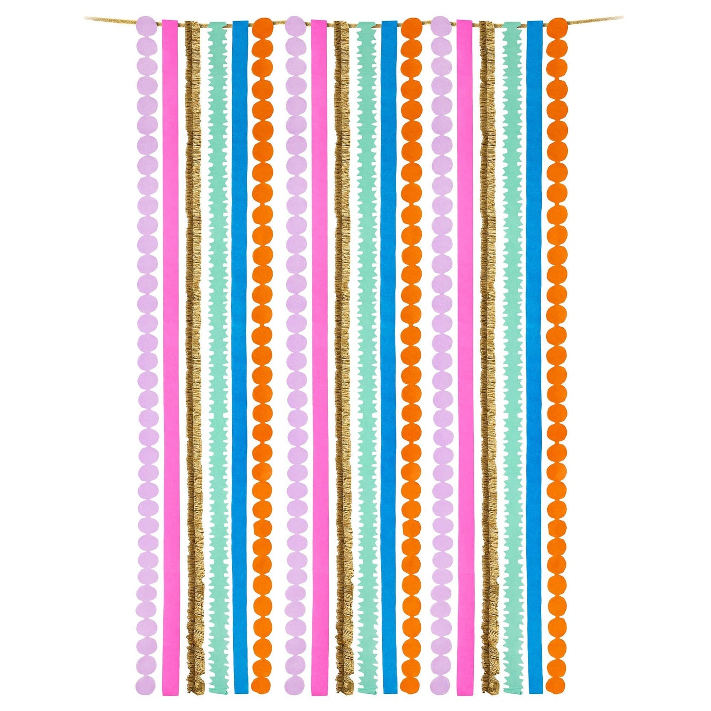 Multicolor Party Streamer Set