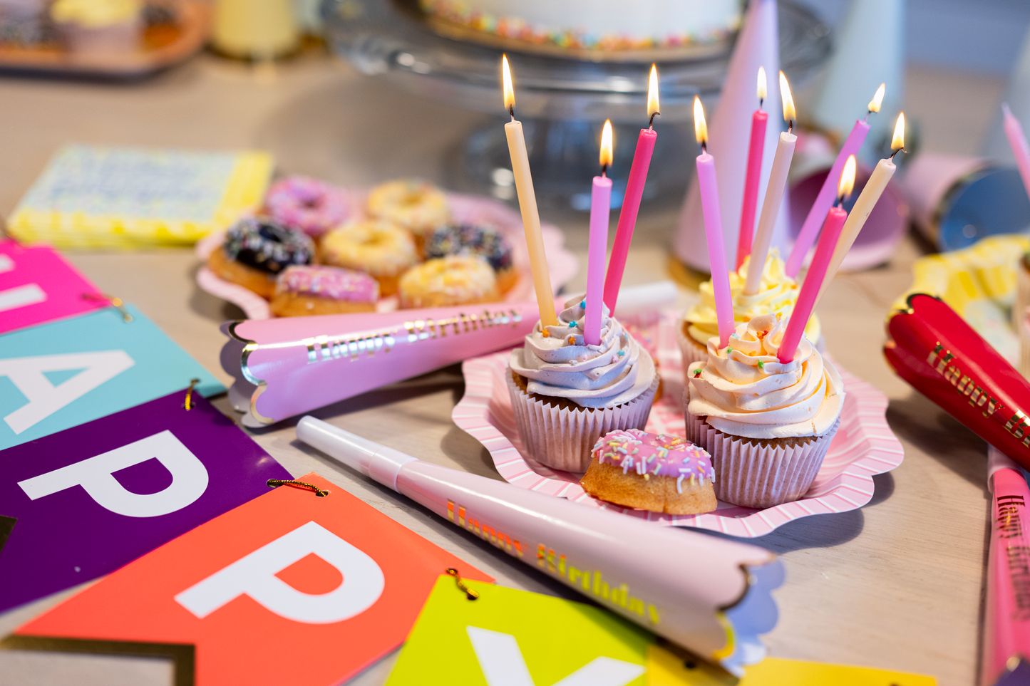 Candle Set - Happy Birthday 16CT