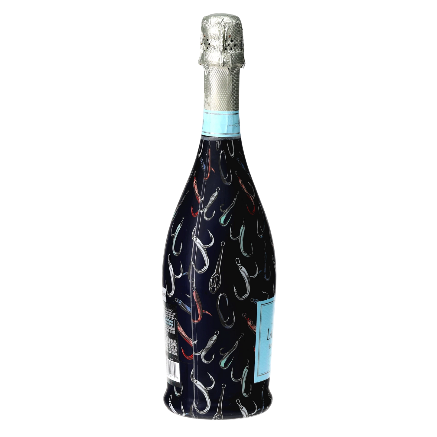 Fishing Hooks Prosecco Bottle Wrap
