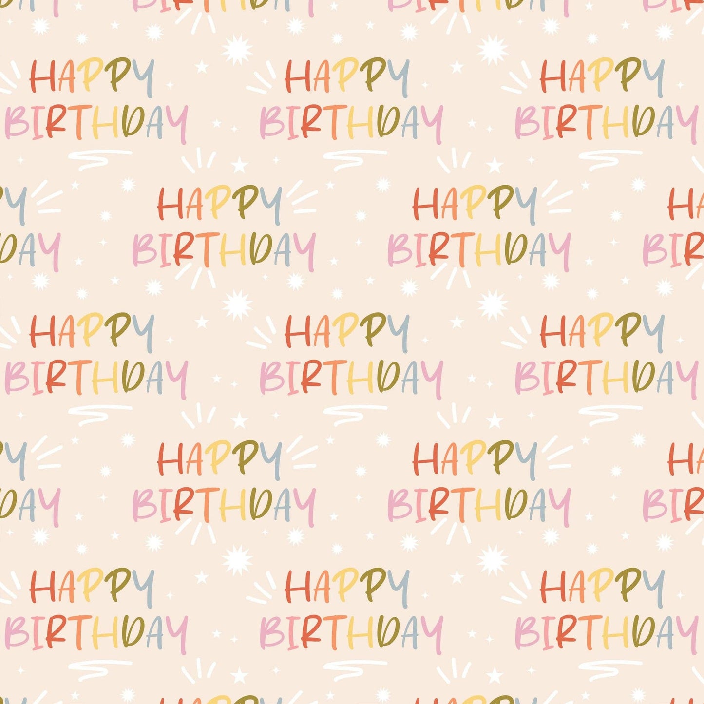 Birthday in Pastel Prosecco Bottle Wrap