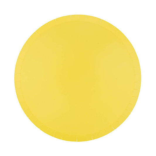 Shades Dessert Plates - 8 Pk. - 23 Color Options: Banana