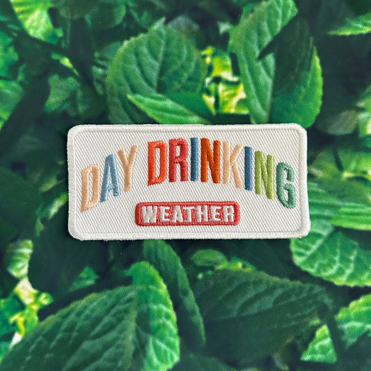 Day Drinking Weather Patch