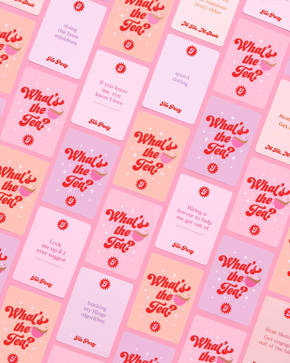 What’s the Tea? Card Game | Bachelorette Party, Girls Night