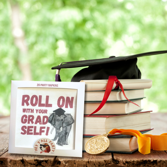 Roll on with Your Grad Self Graduation Napkins