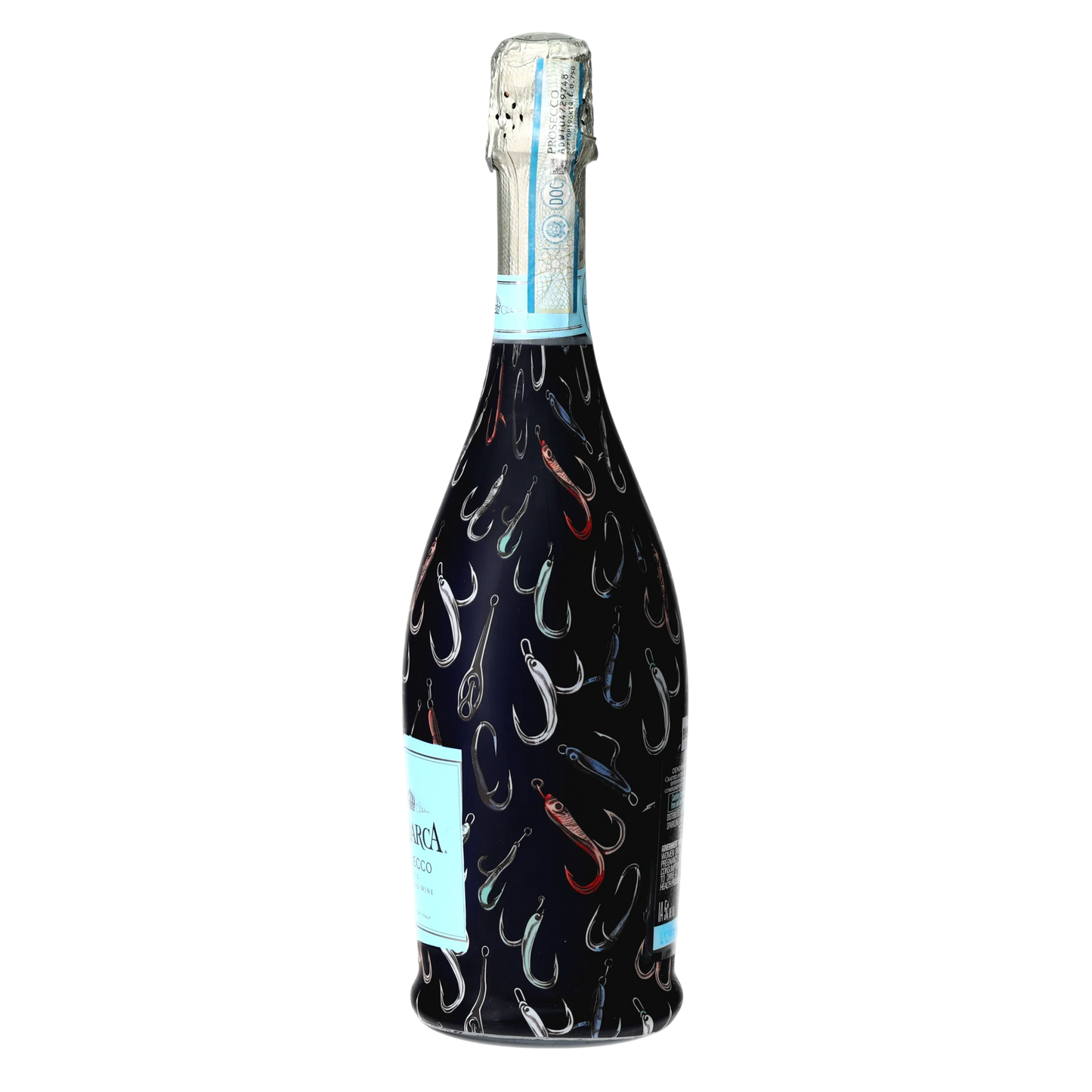 Fishing Hooks Prosecco Bottle Wrap