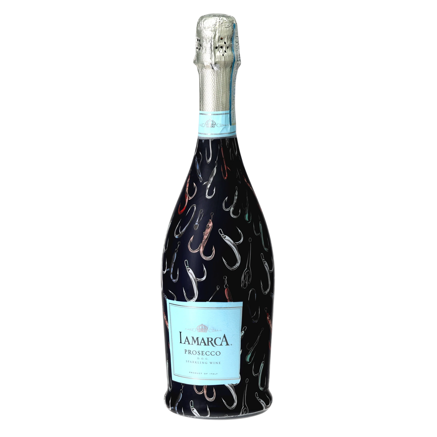 Fishing Hooks Prosecco Bottle Wrap