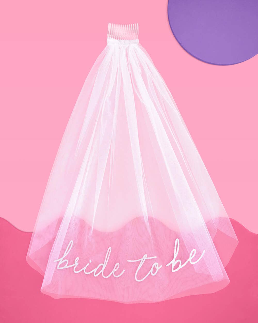 Bride To Be Embroidered Veil | White Bridal Shower, Bach