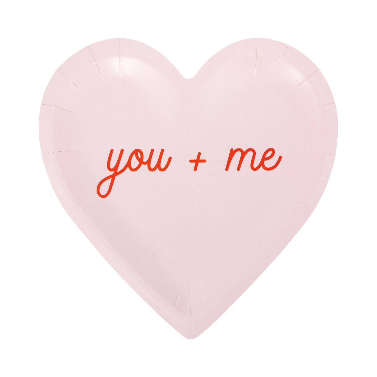 VAL1241 - Conversation Heart Shaped Plate Set