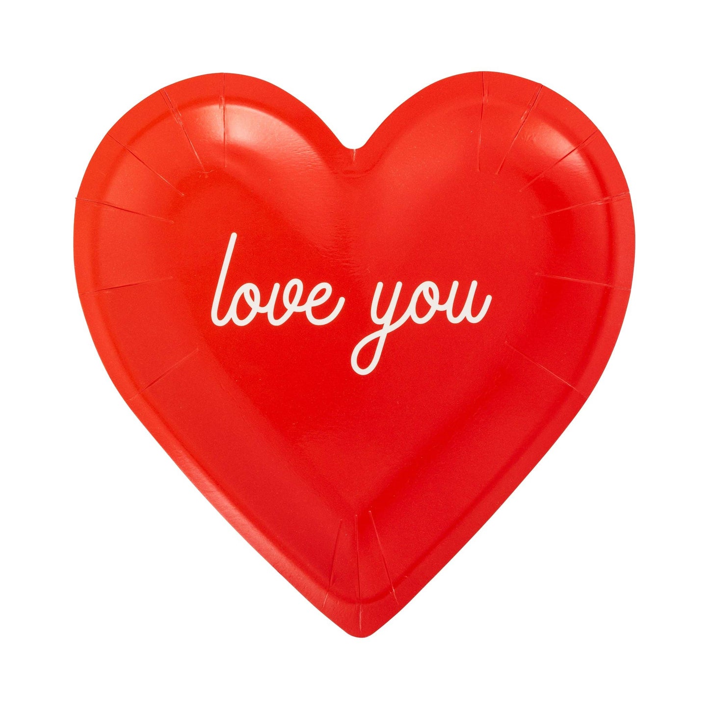 VAL1241 - Conversation Heart Shaped Plate Set