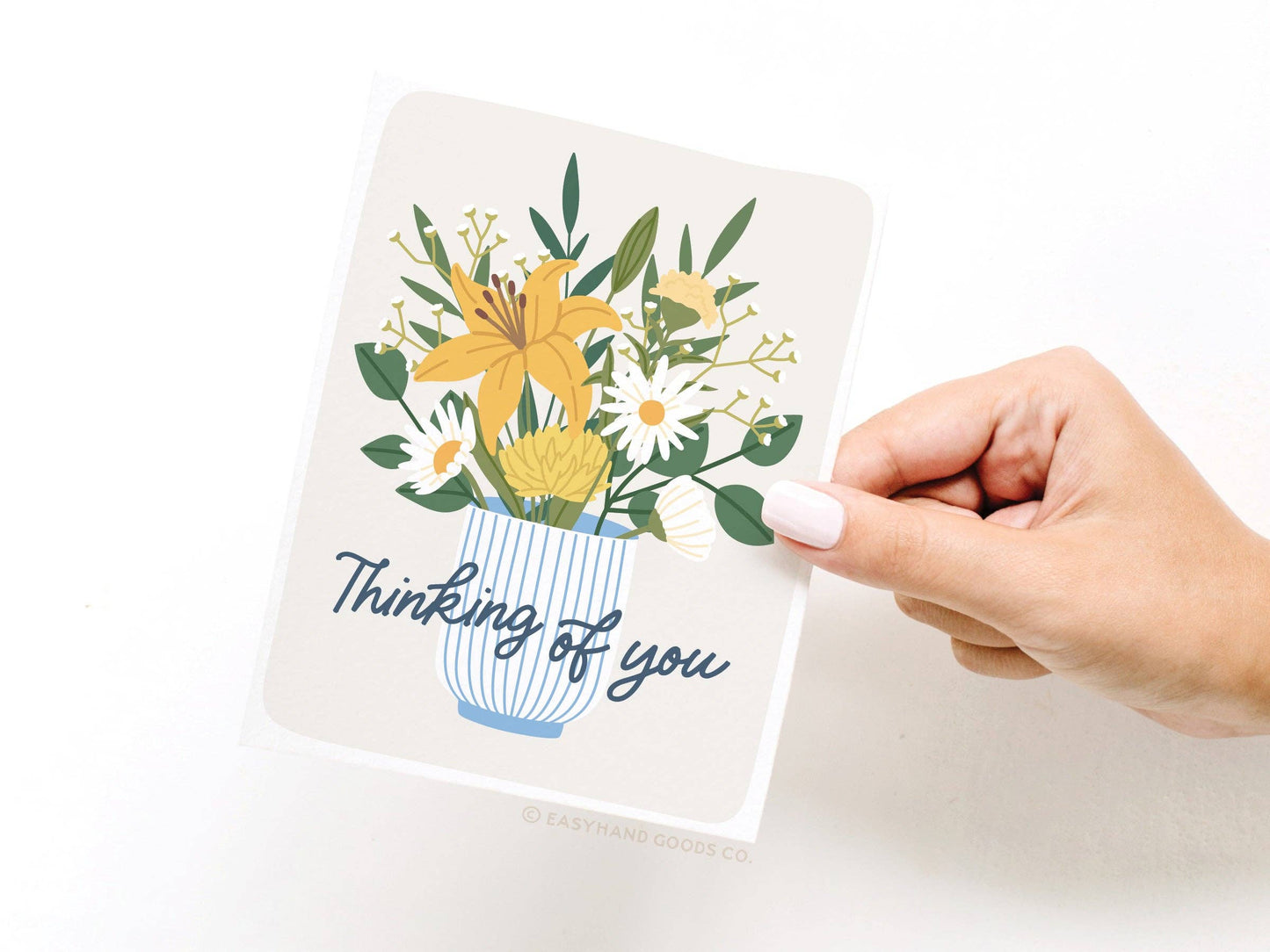 Thinking of You Flowers Greeting Card