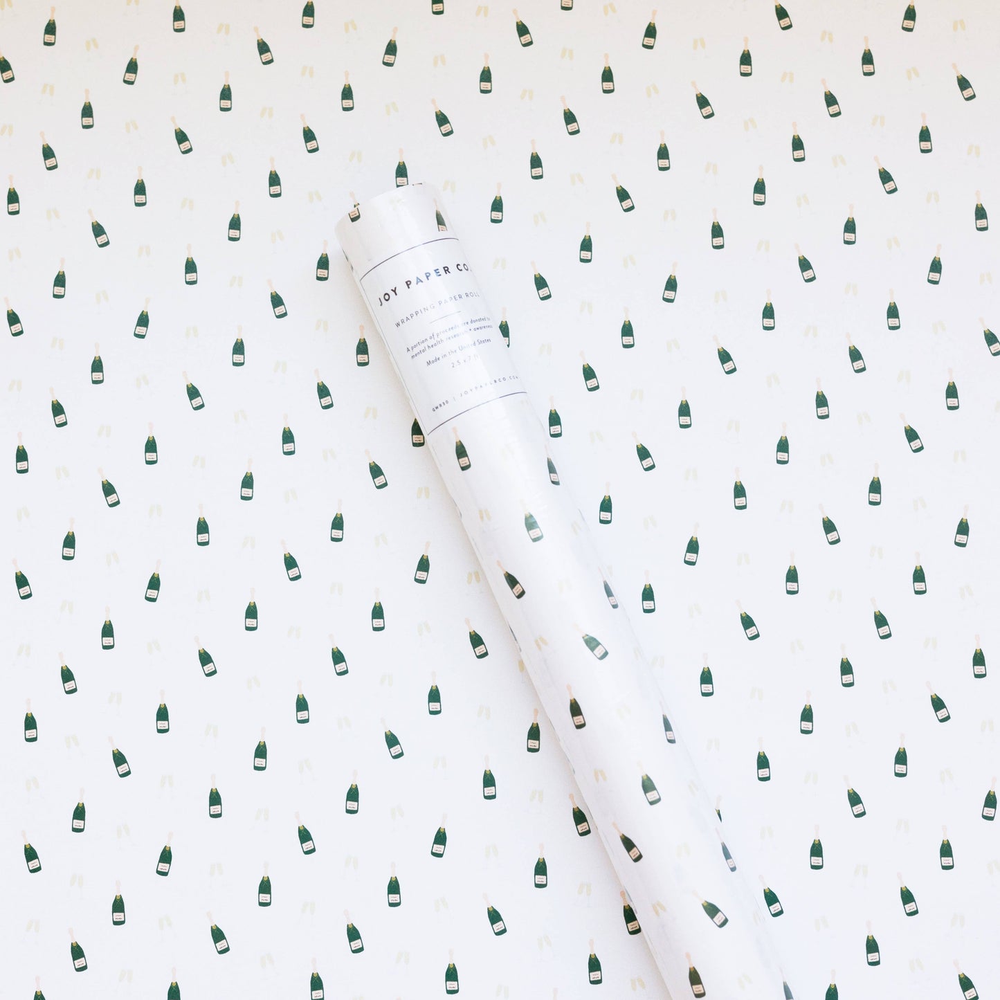 Champagne Wrapping Paper Continuous Roll