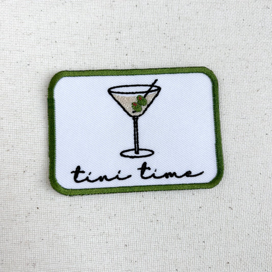 Tini Time Embroidered Iron On Patch