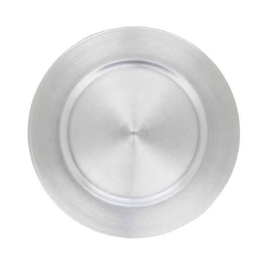 Classic Design Charger Plate: Silver / 13"