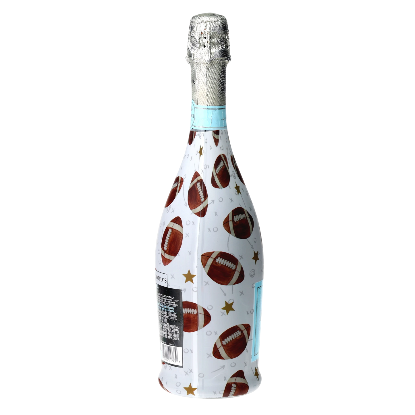 Football Prosecco Bottle Wrap