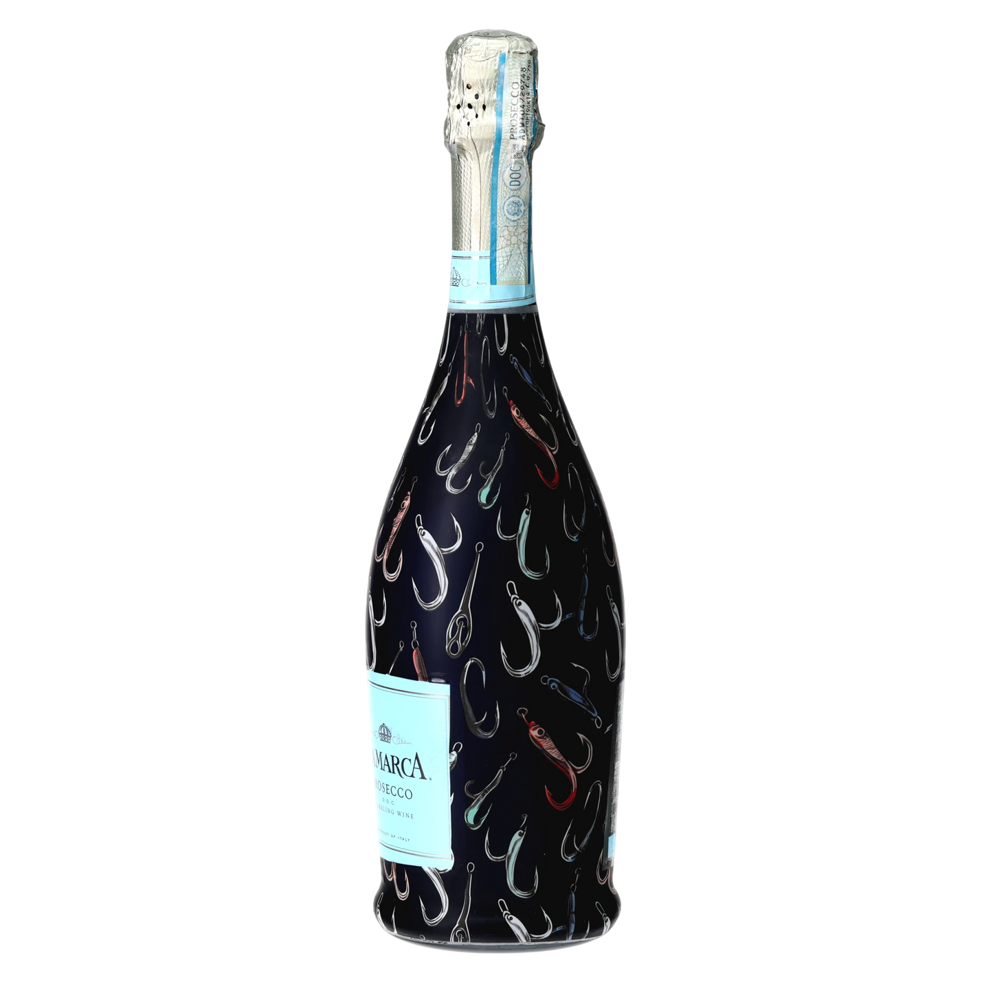 Fishing Hooks Prosecco Bottle Wrap