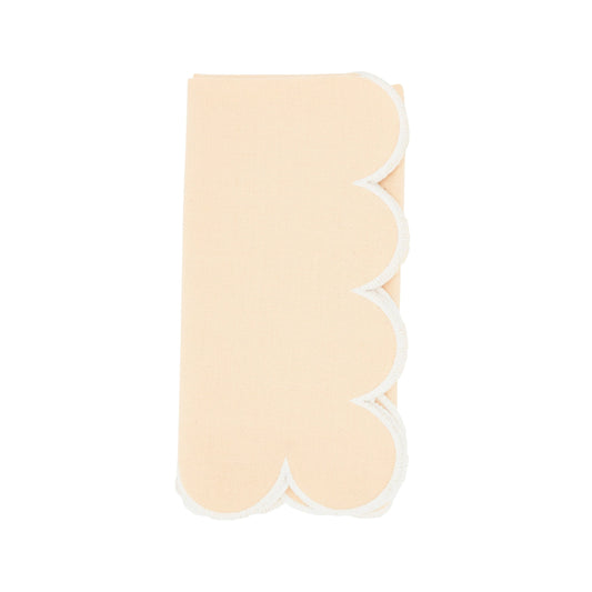 Scalloped Hem Napkin: Periwinkle Blue / 20"