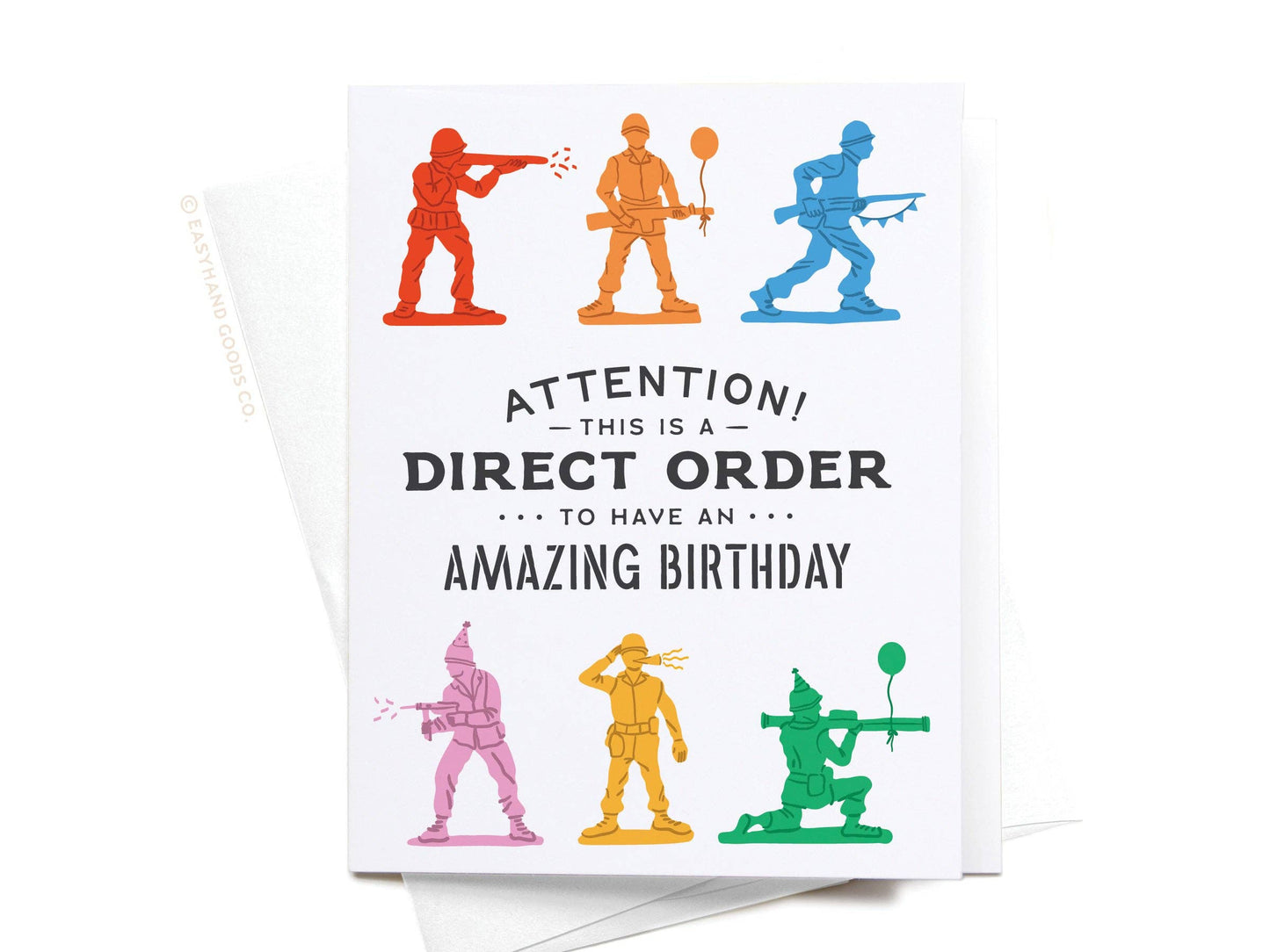 Direct Order Army Men Birthday Greeting Card