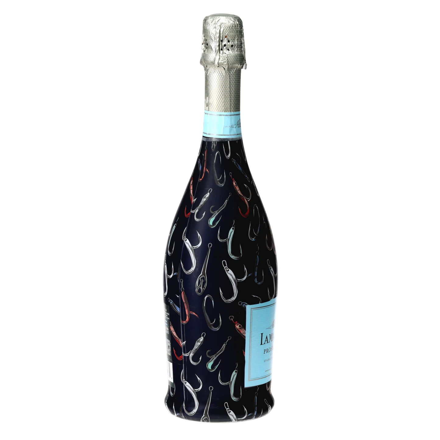 Fishing Hooks Prosecco Bottle Wrap
